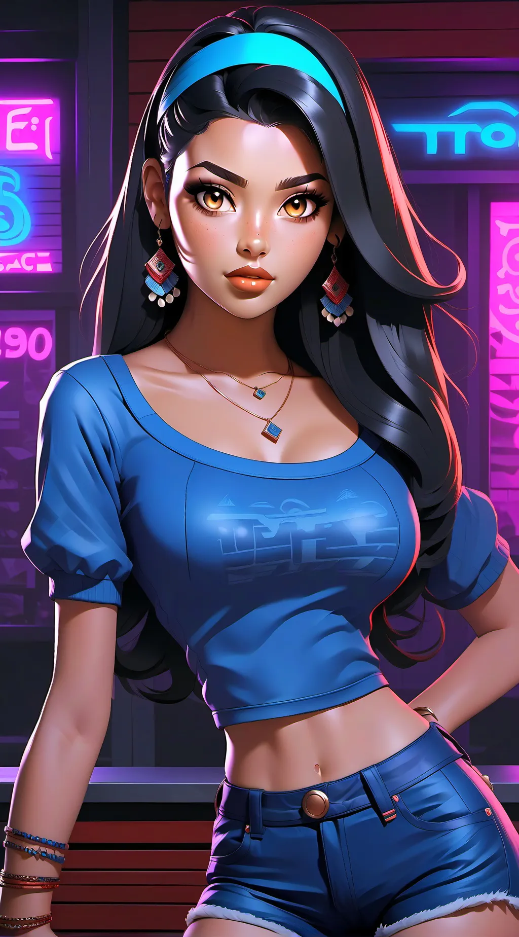 ai character: Brianna  background