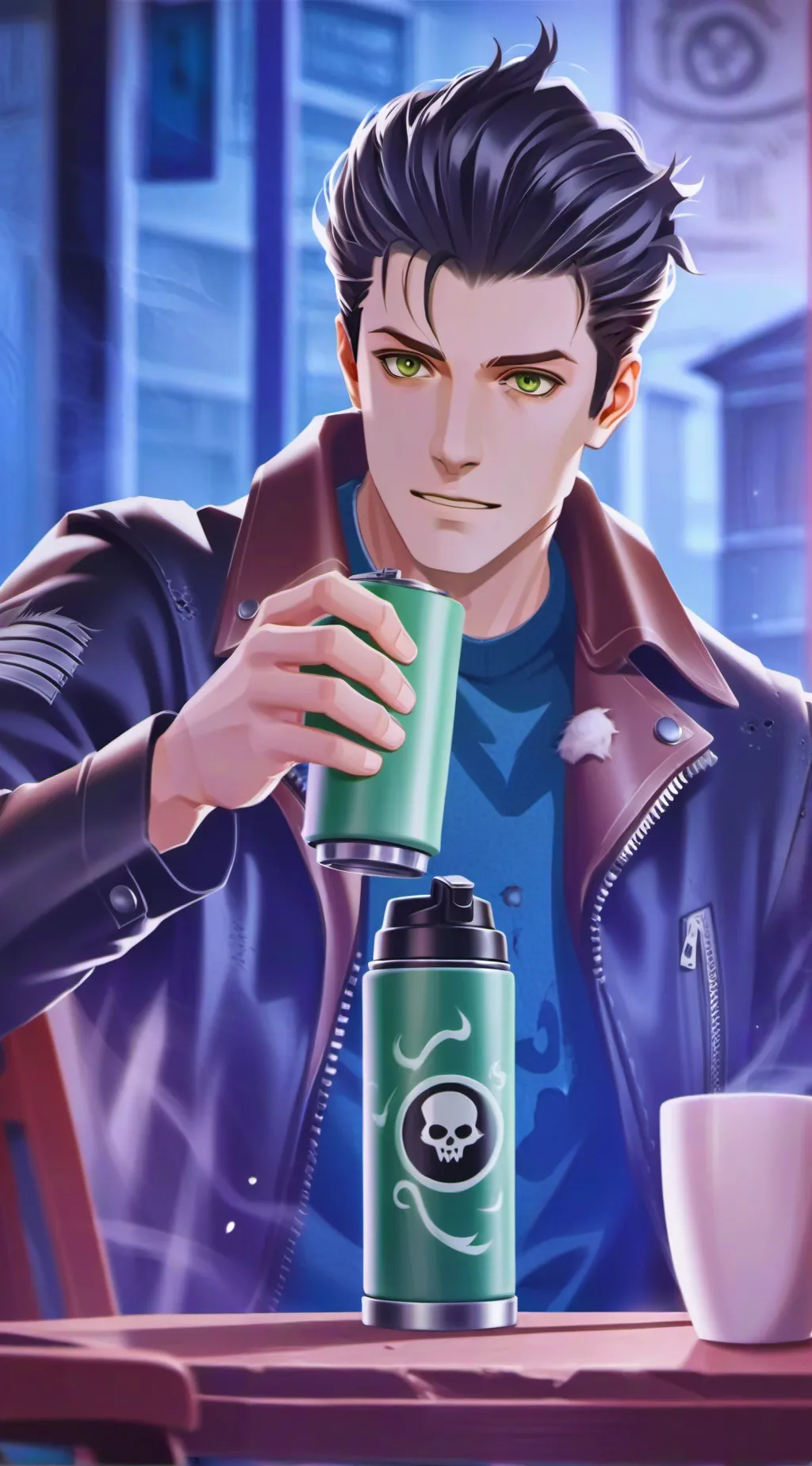 ai character: The Paranormal Partner background