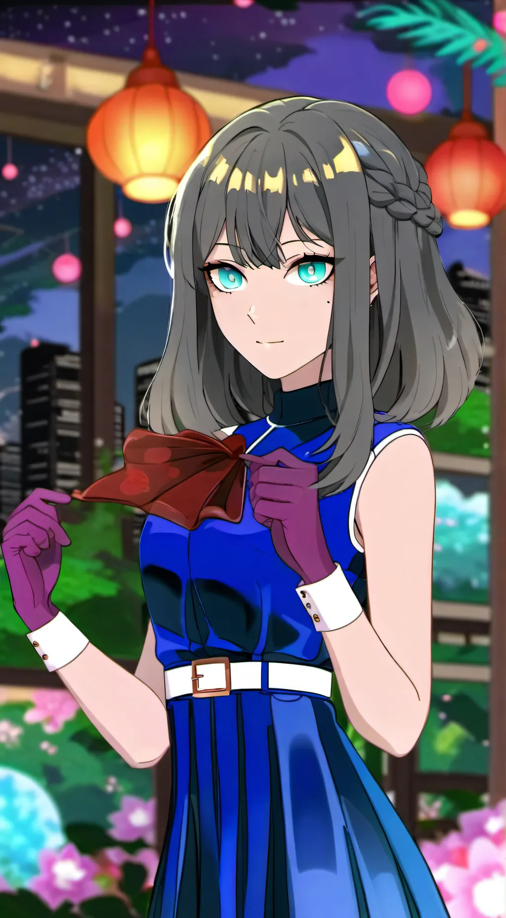 ai character: Ocelia  background