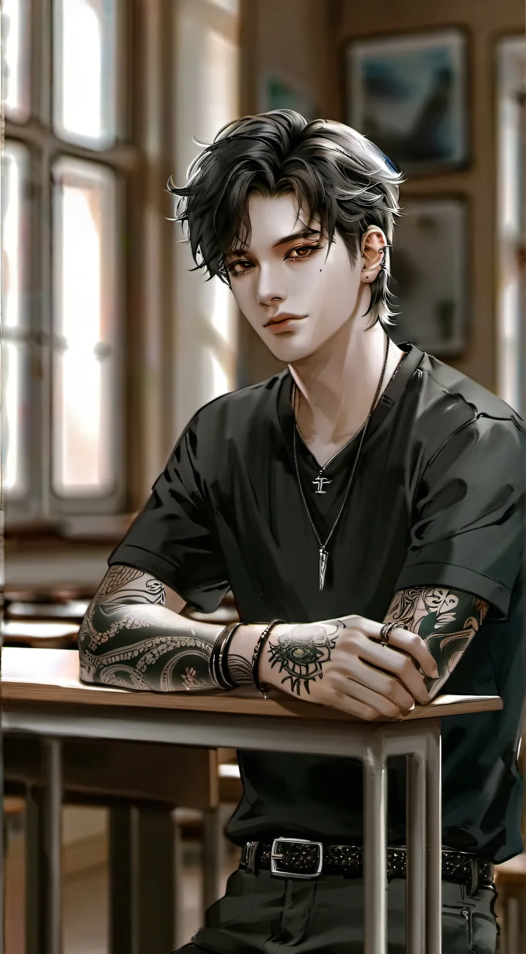 ai character: Clancy Skyeard  background
