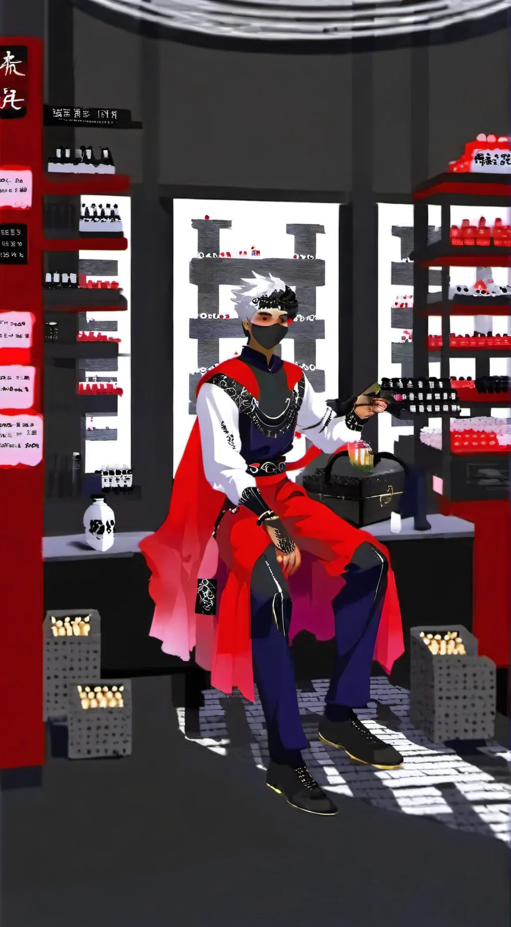 ai character: Aaron  background