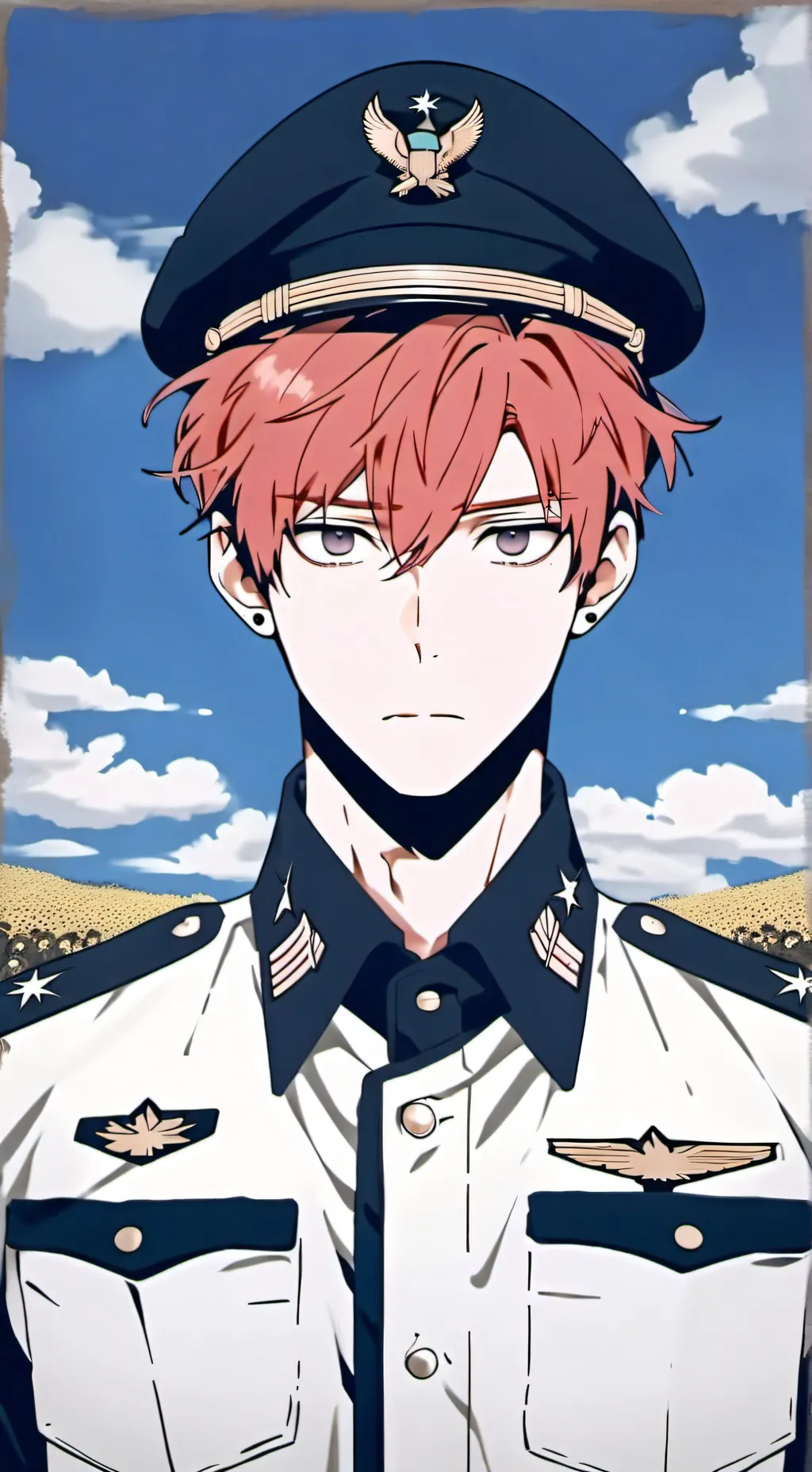 ai character: 🪖Atlas Black🎖 background