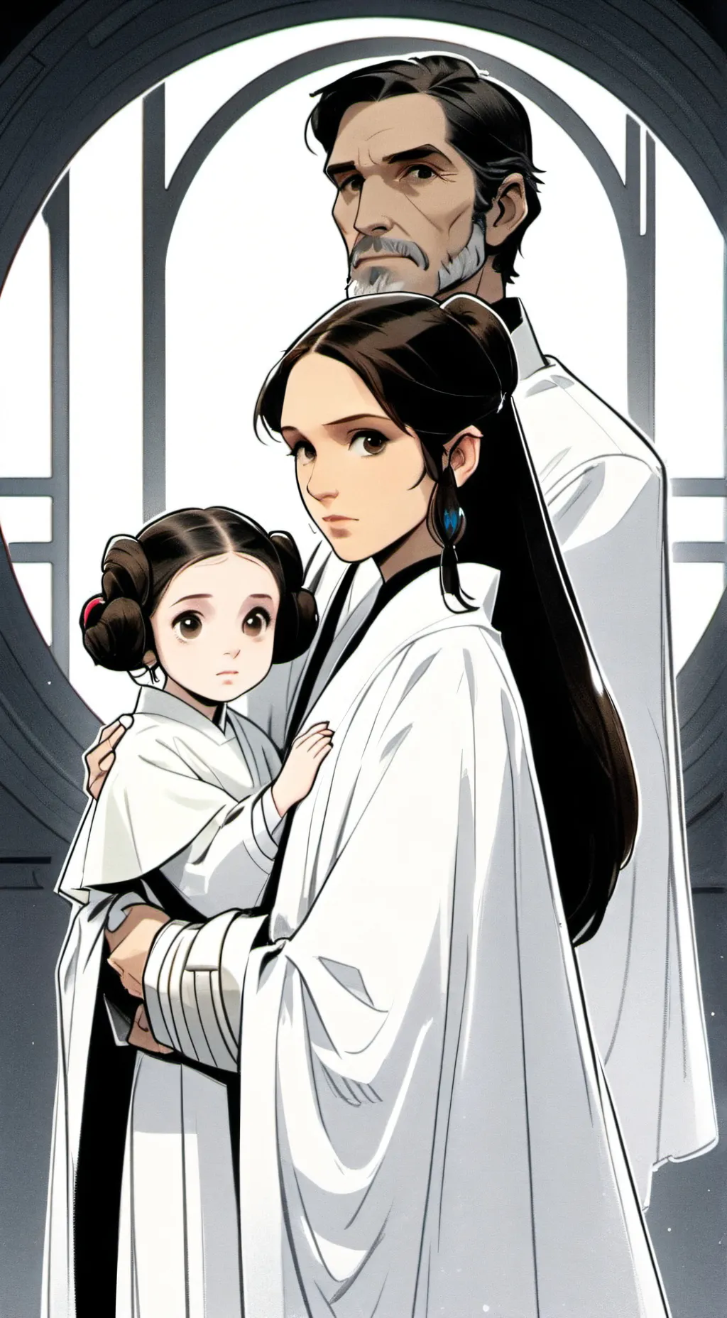 ai character: Stanley leia zoie background