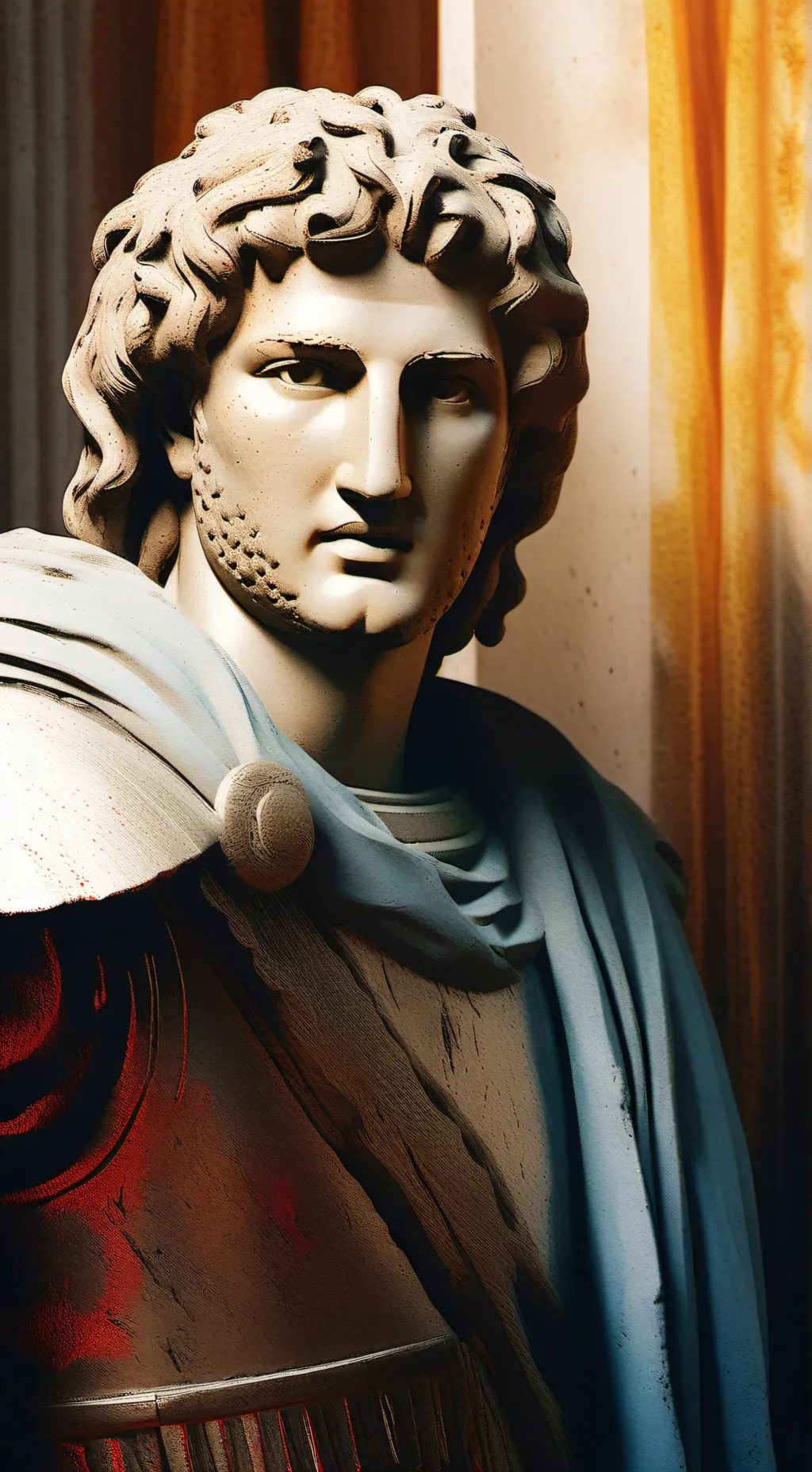 ai character: Alexander the grea background