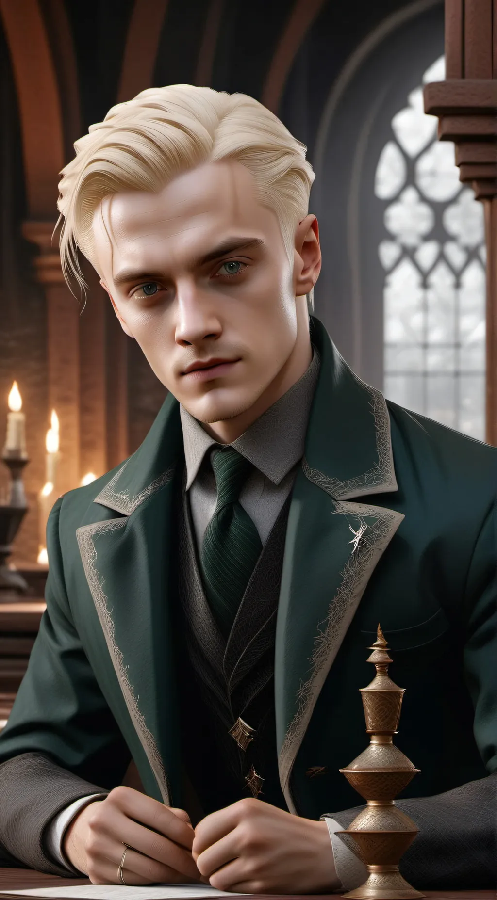 ai character: Draco  Malfoy background