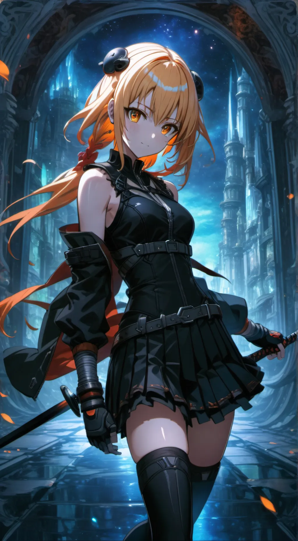 ai character: Mira Blackwater background