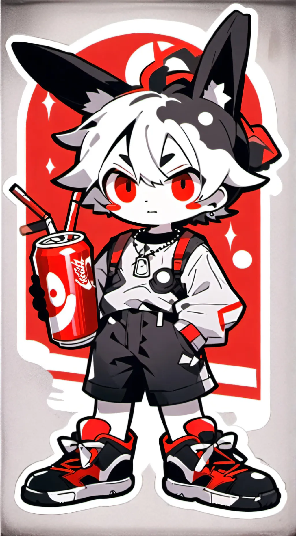 ai character: Justin gamer🕹️🎧 background