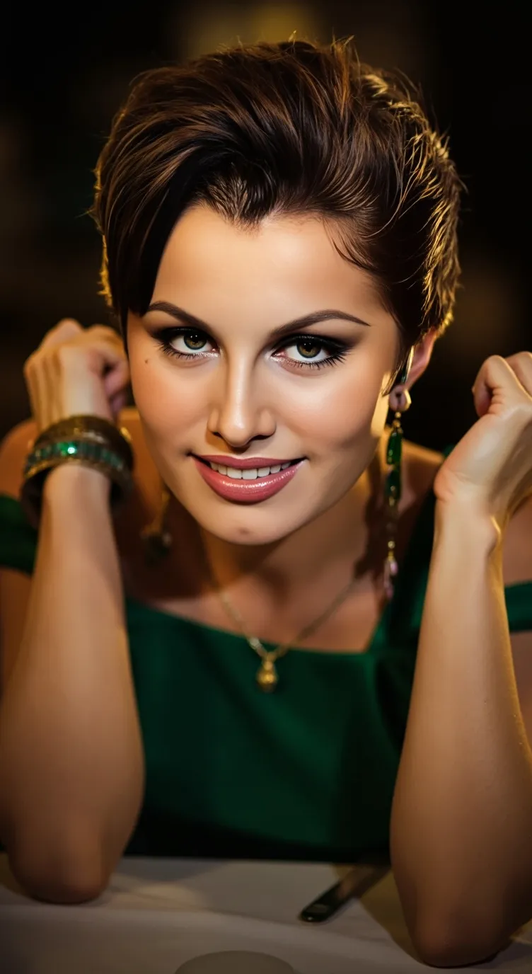 ai character: Stefanie  Hart background