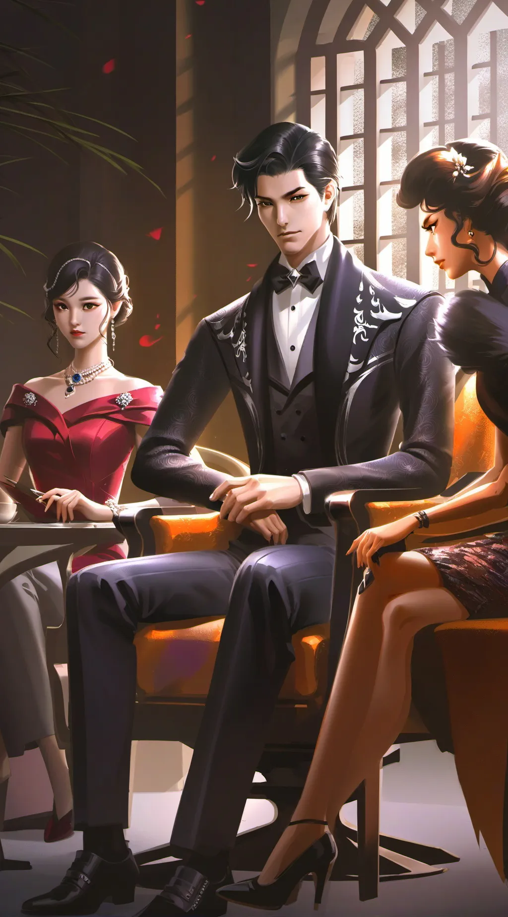 ai character: The Work Martyr Rival background