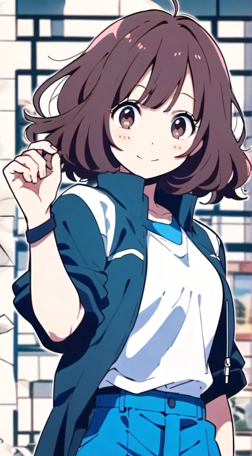 ai character: MHA Izuraka background