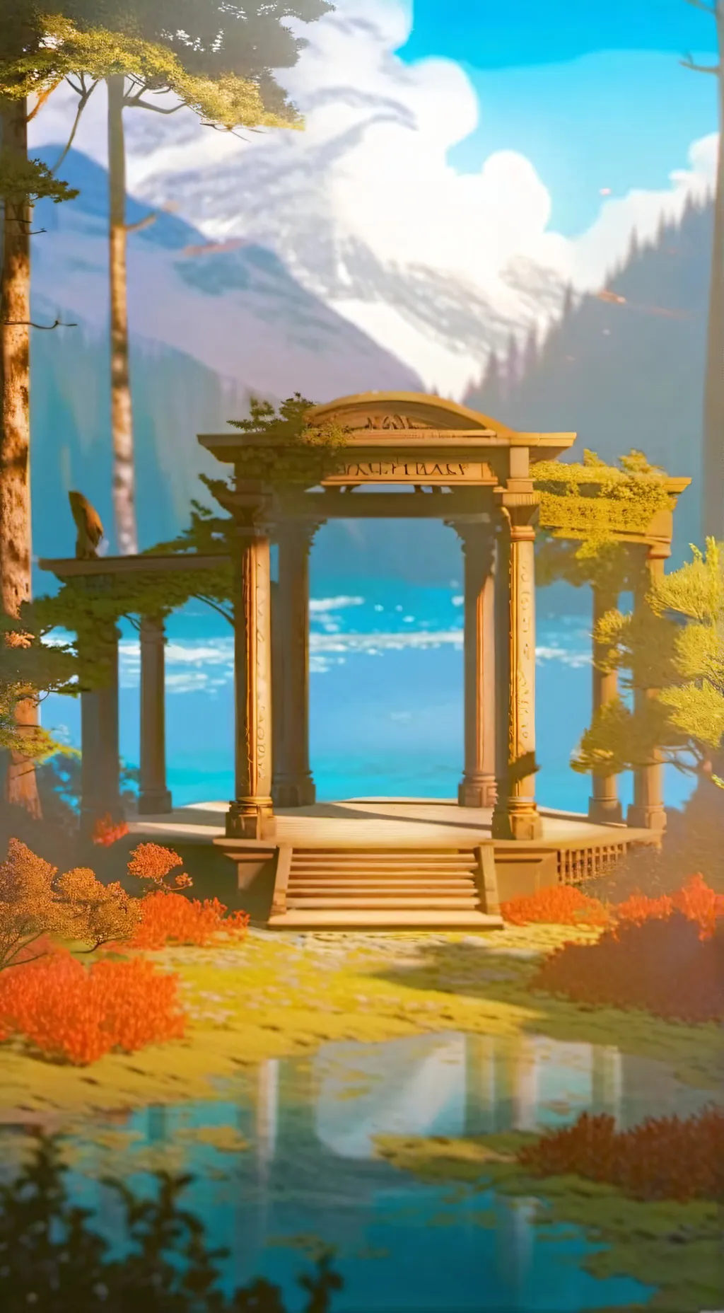ai character: Camp half-blood background