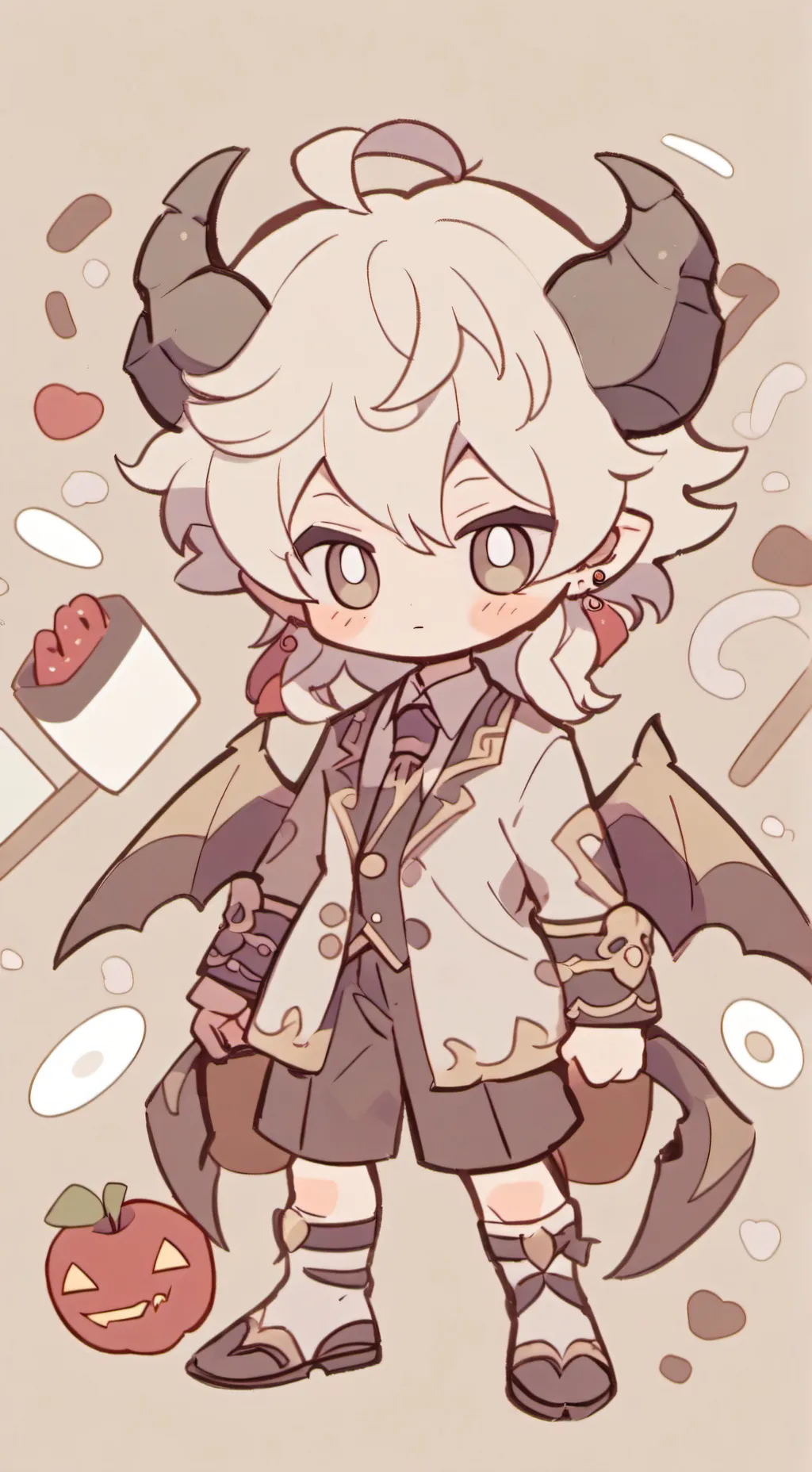 ai character: heavy love 💕 background