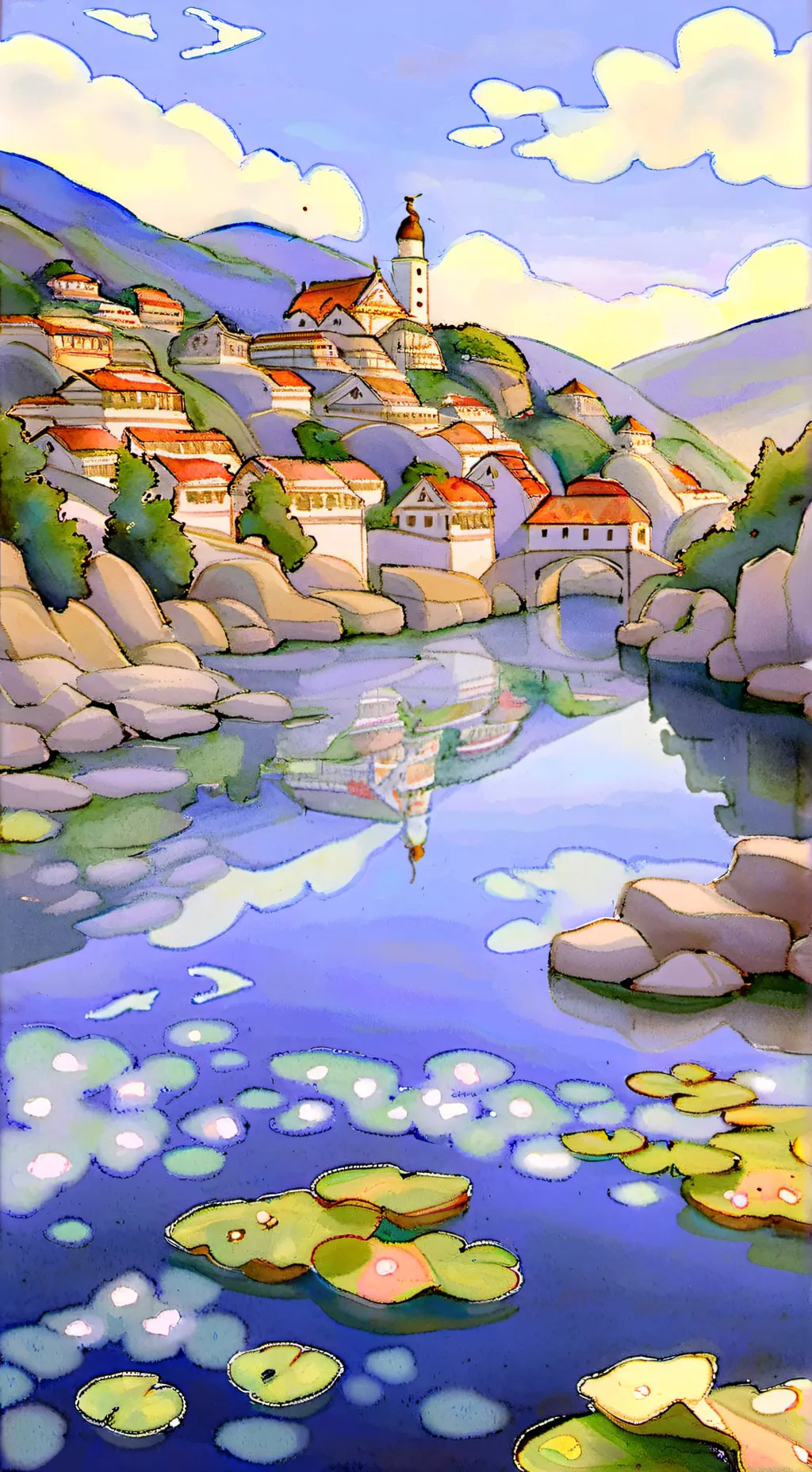 ai character: Gravity Falls  background