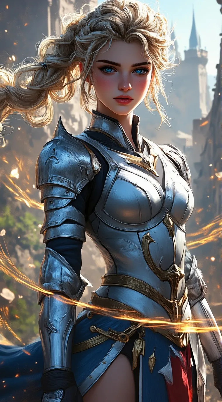 ai character: Brunhilda Afirah 💛 background