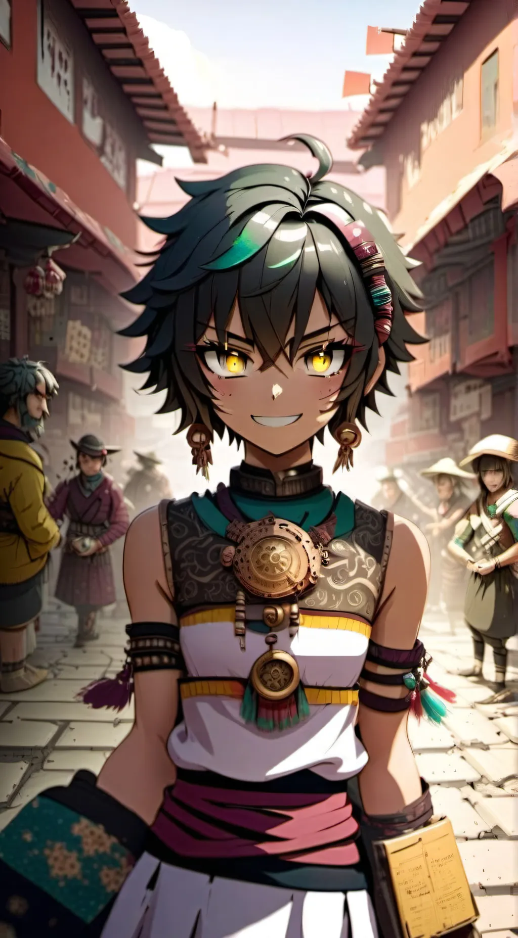 ai character: Kiriko  background