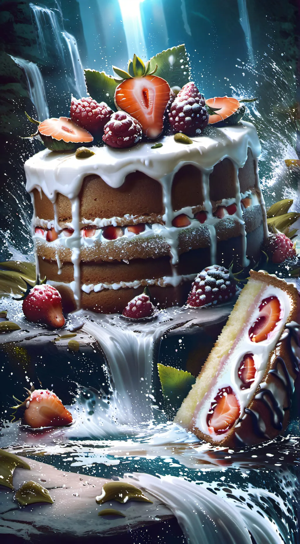 ai character: Fruitcake  background