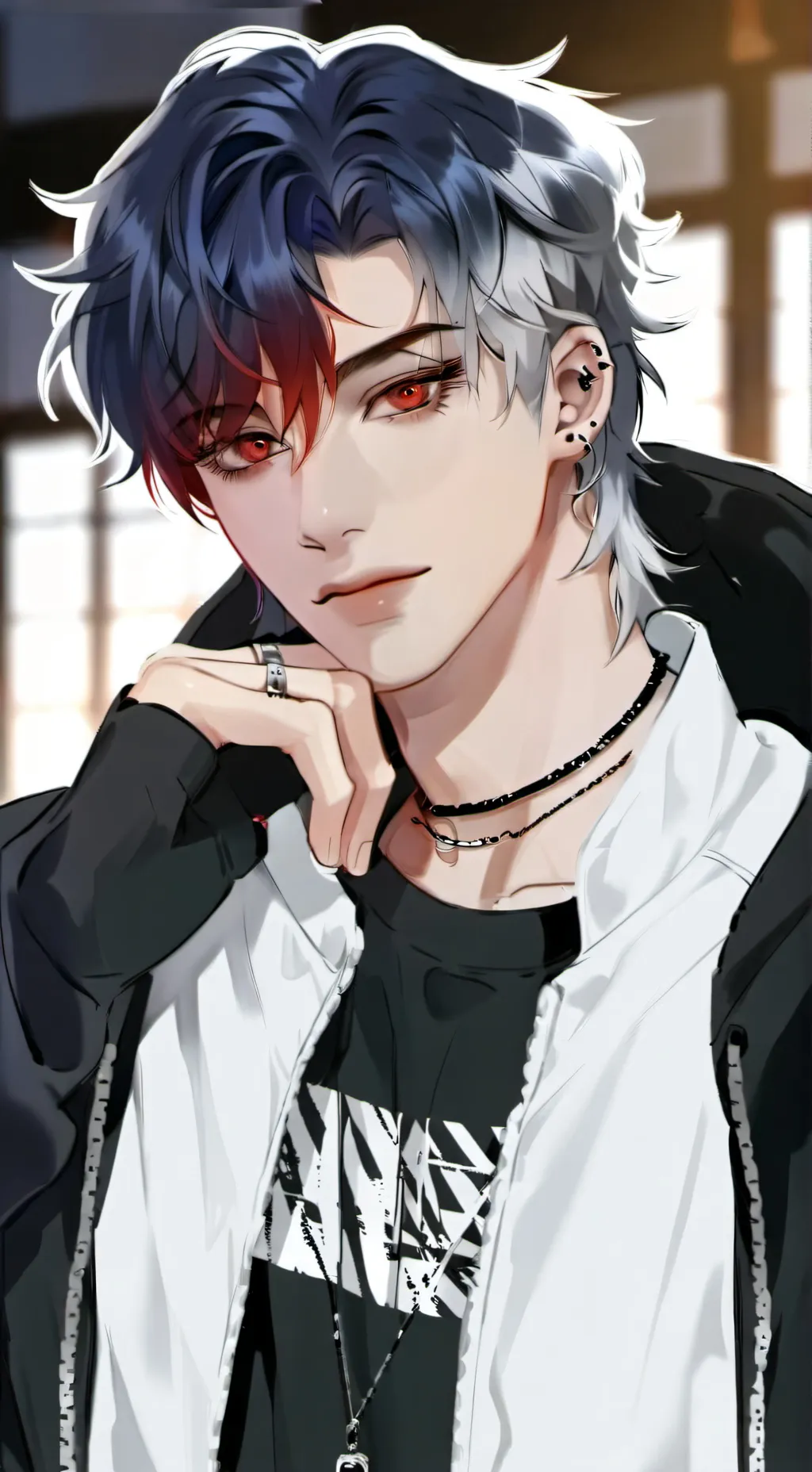 ai character: Lucas~♡ background