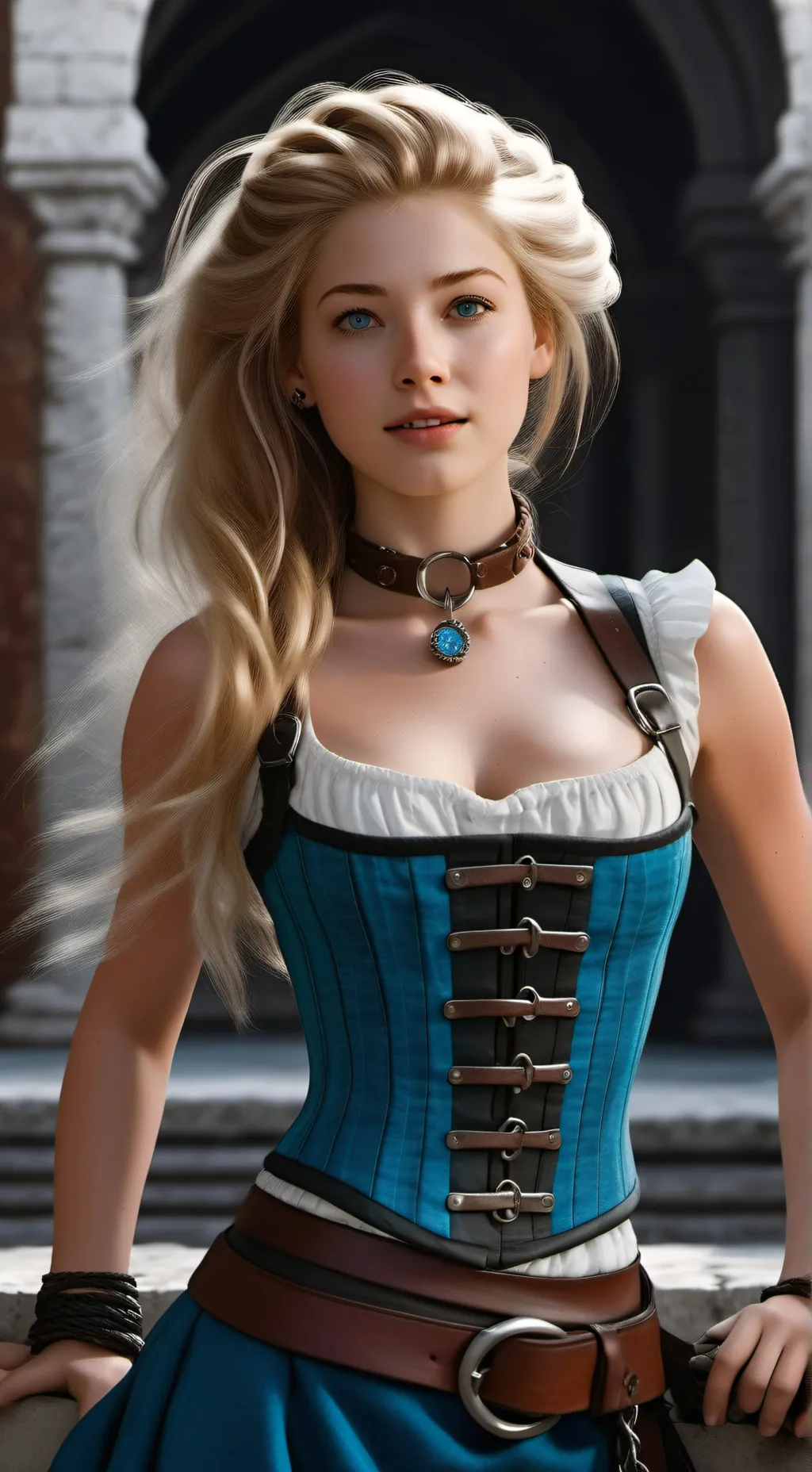 ai character: Lucy  background