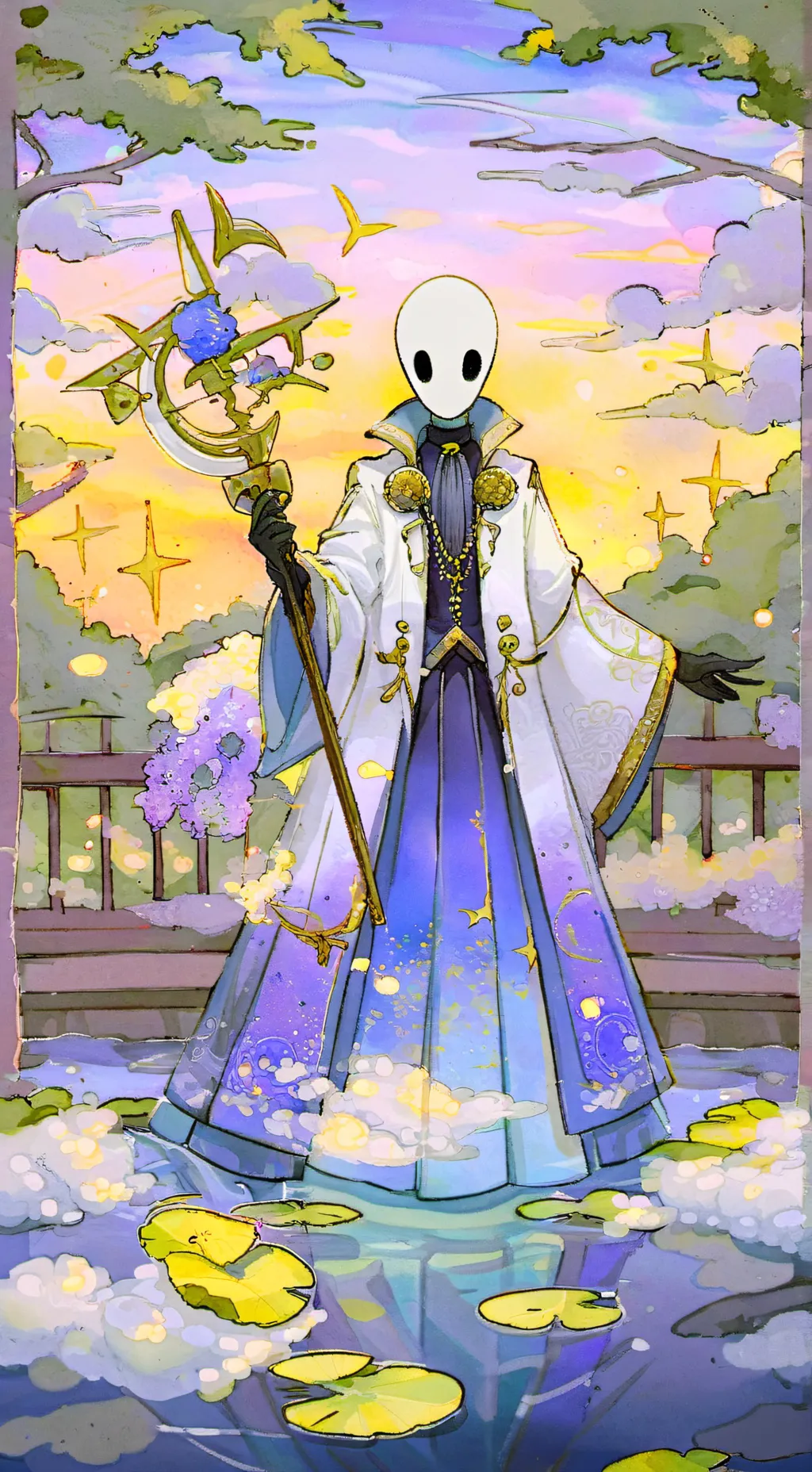 ai character: gaster  background