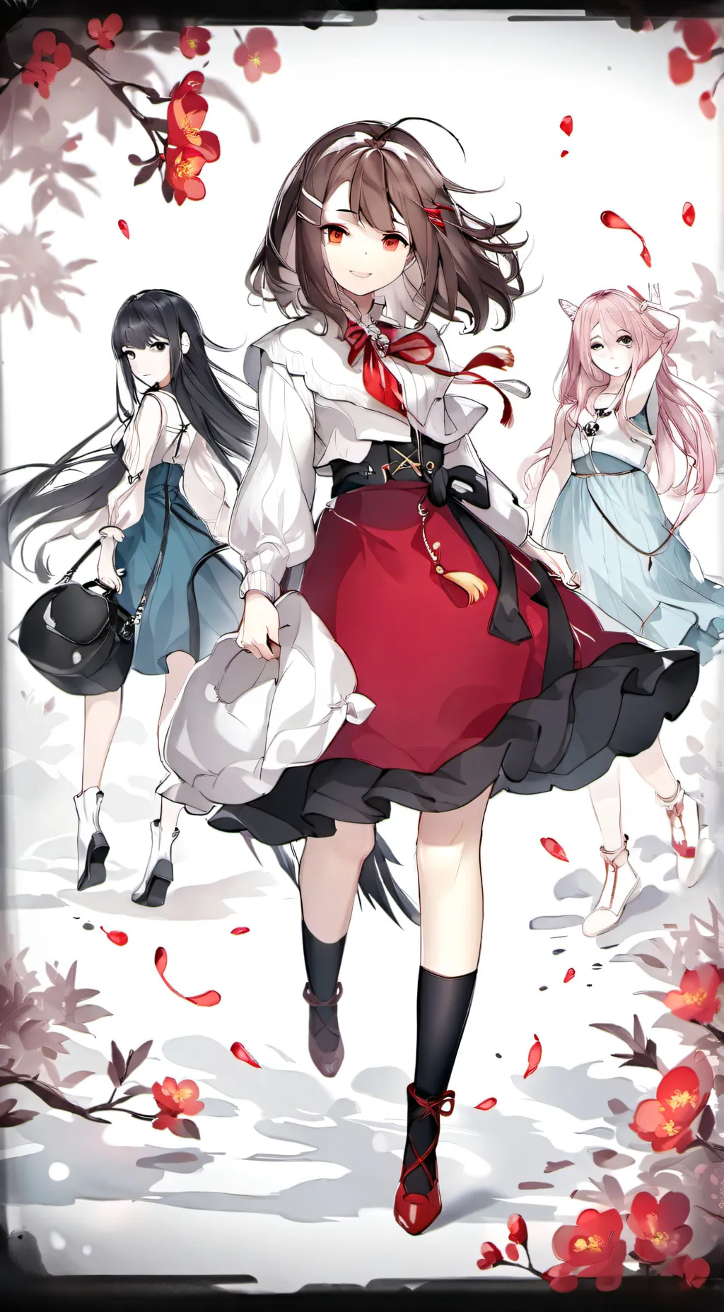 ai character: Giant school background