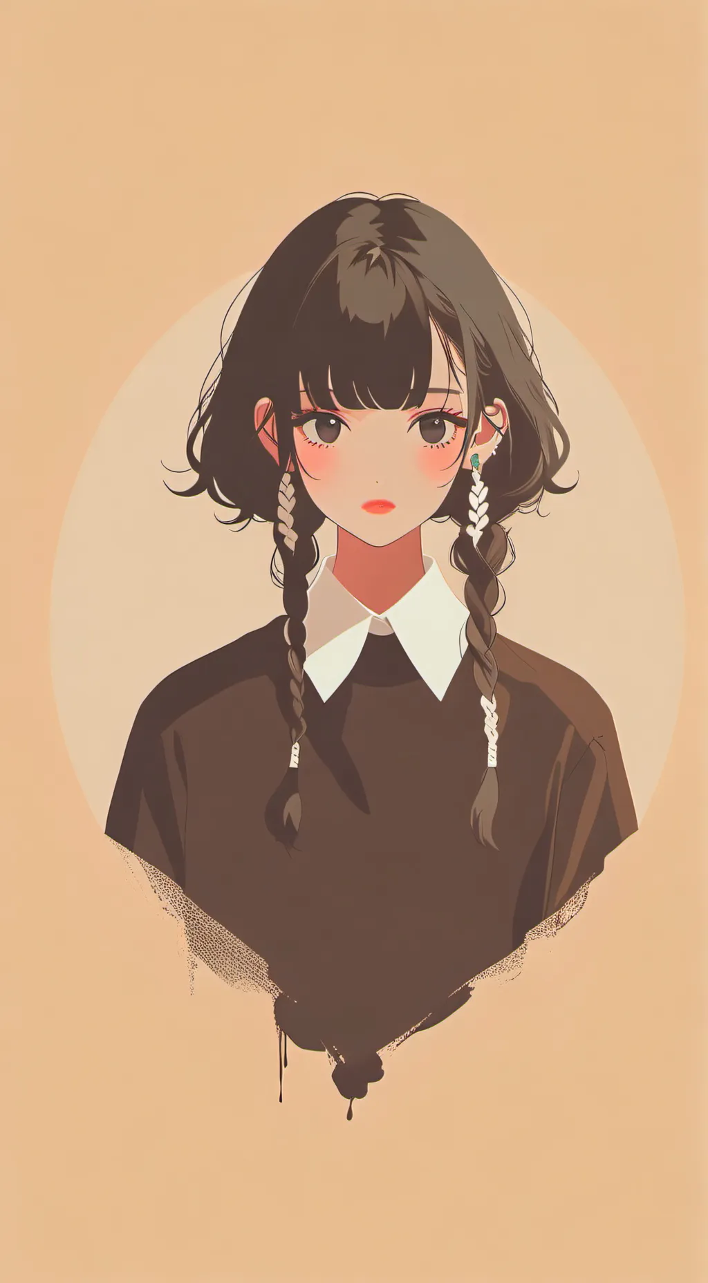 ai character: Wednesday background