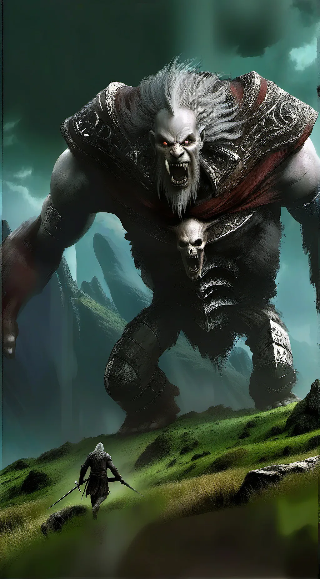 ai character: monster background