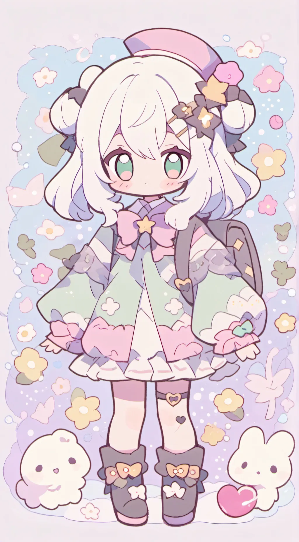 ai character: CRK APRIL FOOLS background