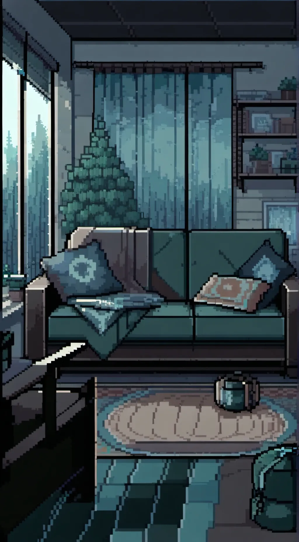ai character: Dw sleepover  background
