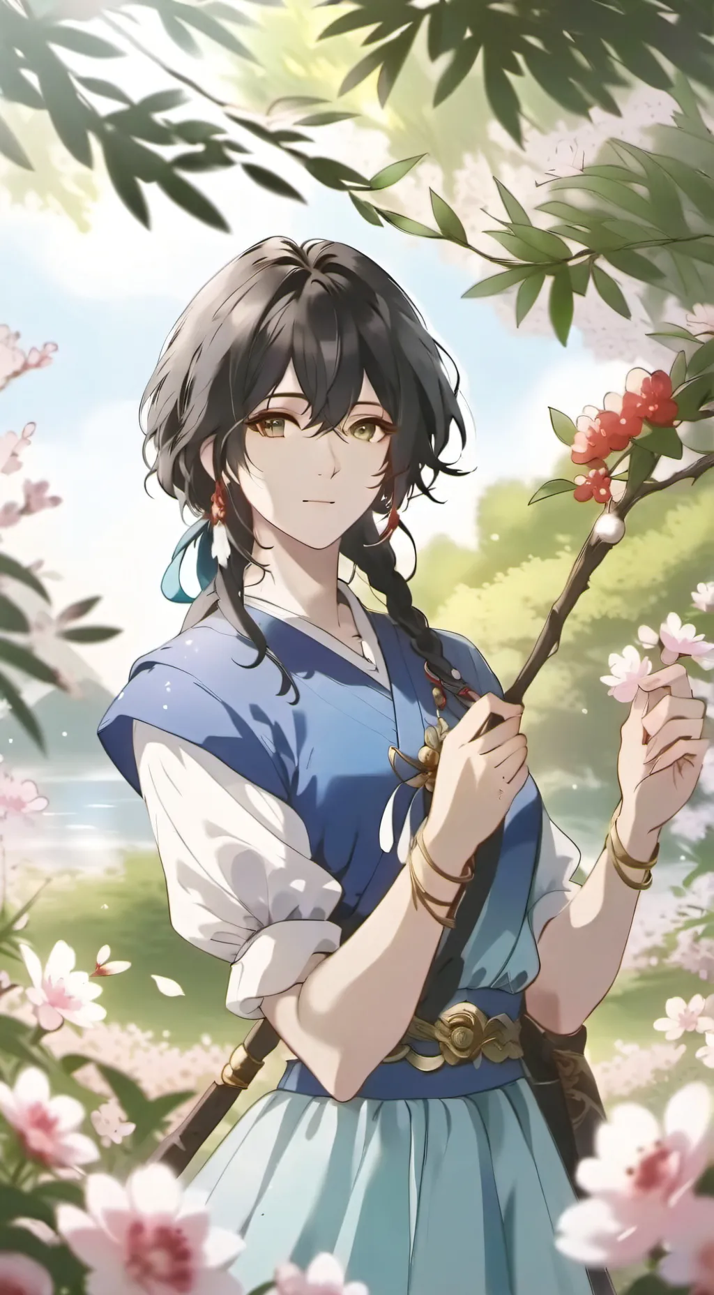 ai character: sarah background