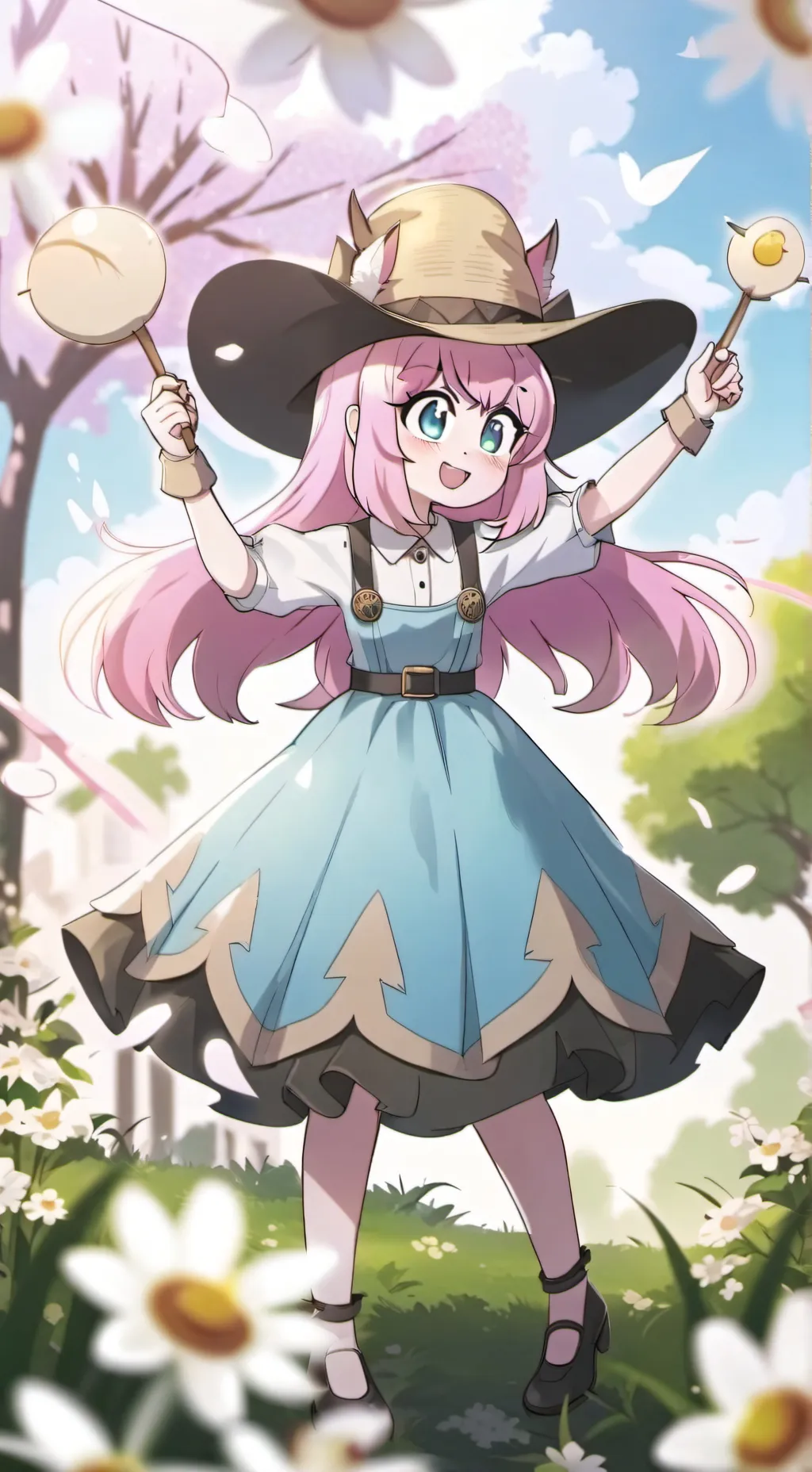 ai character: 😸🌺 emily 🌺😸 background