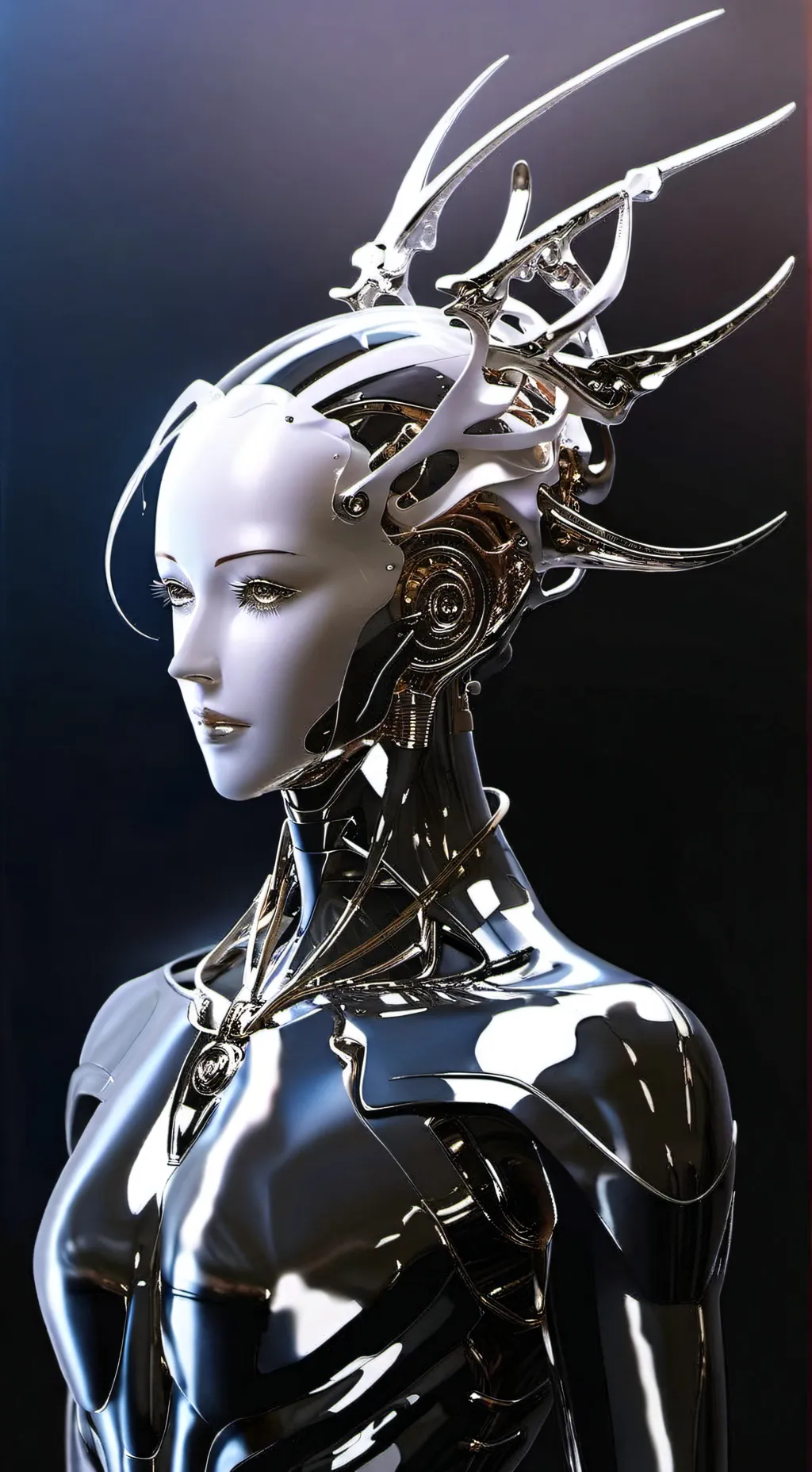 ai character: Girl dummy background