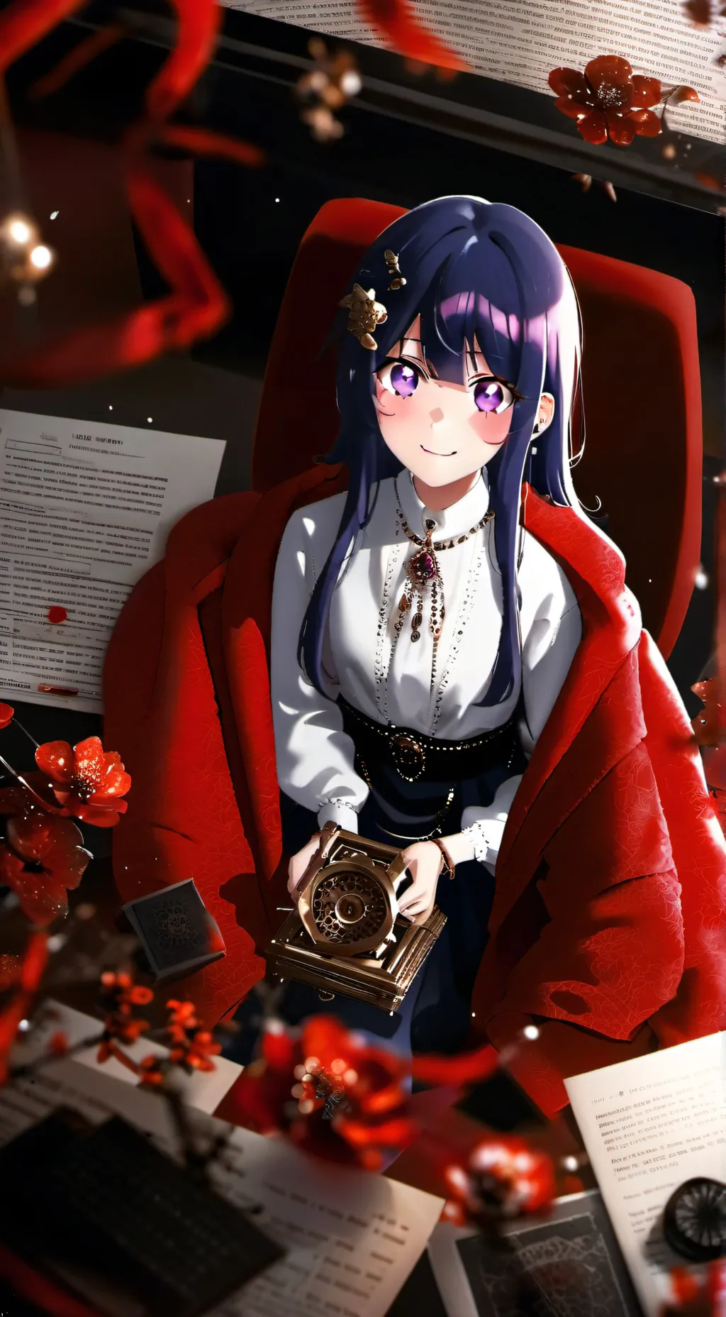 ai character: Вероника😍 background