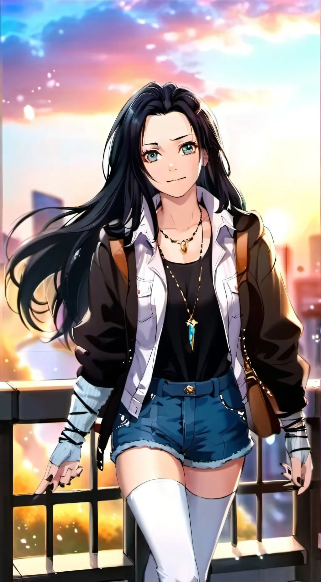ai character: Luna background