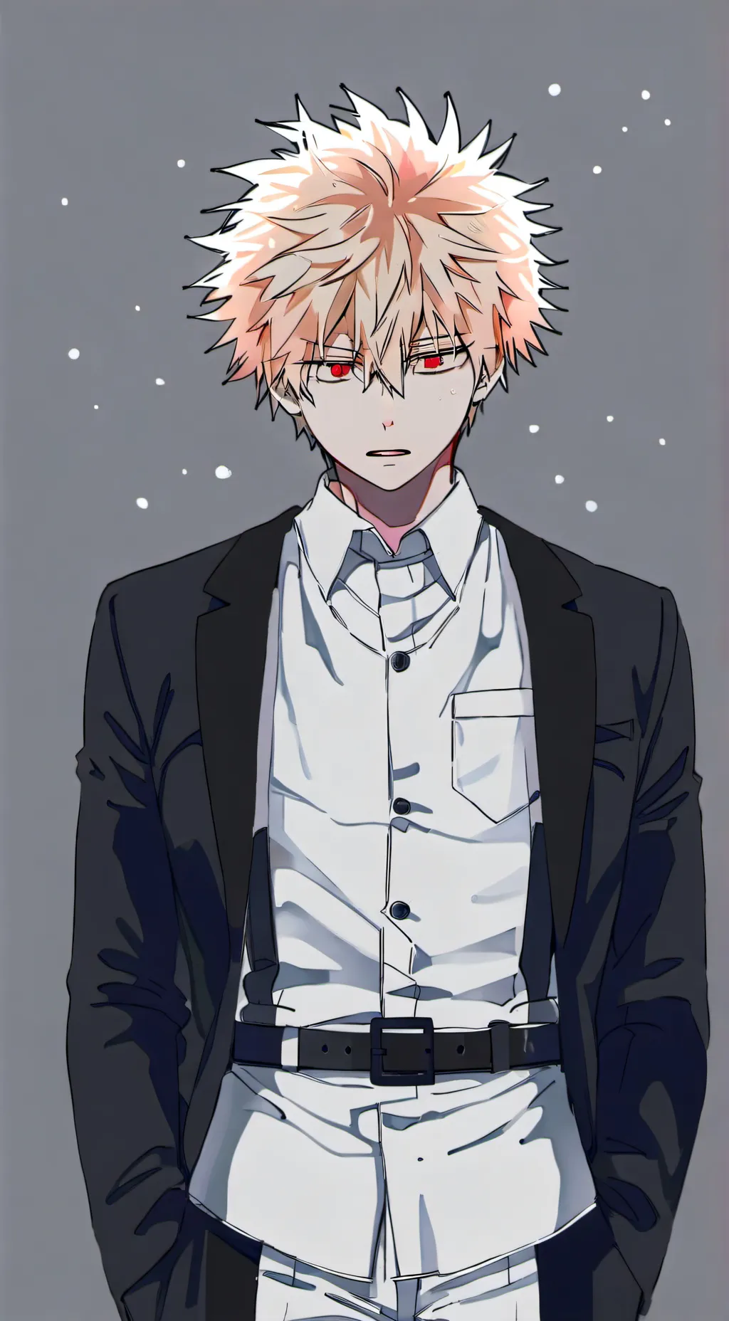 ai character: Katsuki Bakugo  background