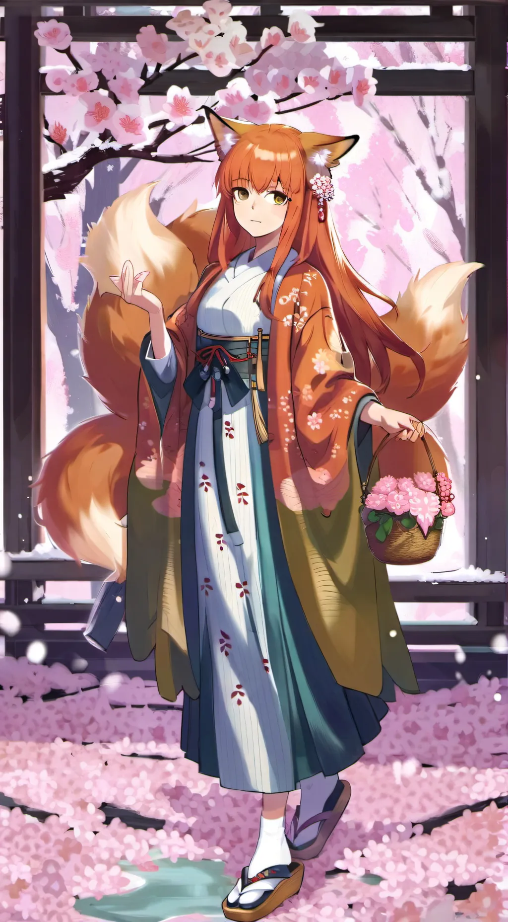 ai character: Akaneko Komoribe  background