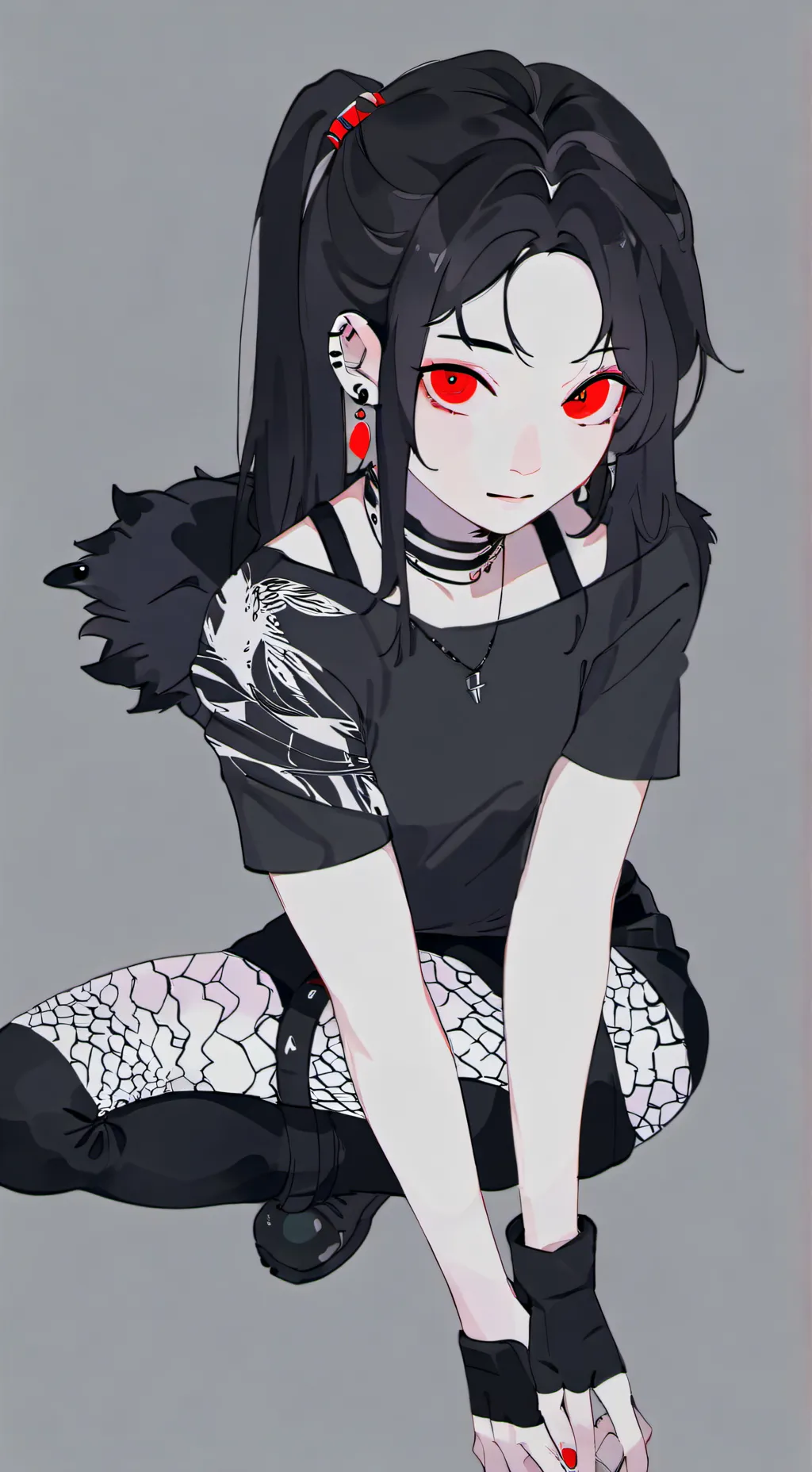 ai character: (school beachtrip) background