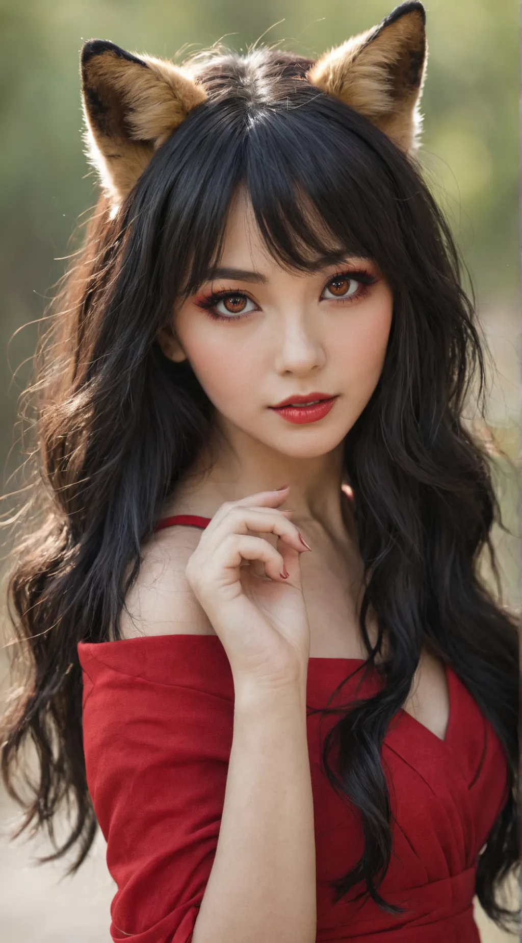 ai character: Ahri background