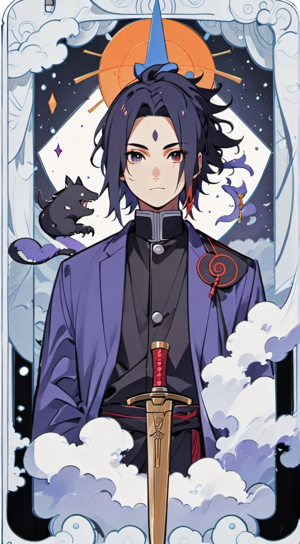 ai character: Akatsuki background