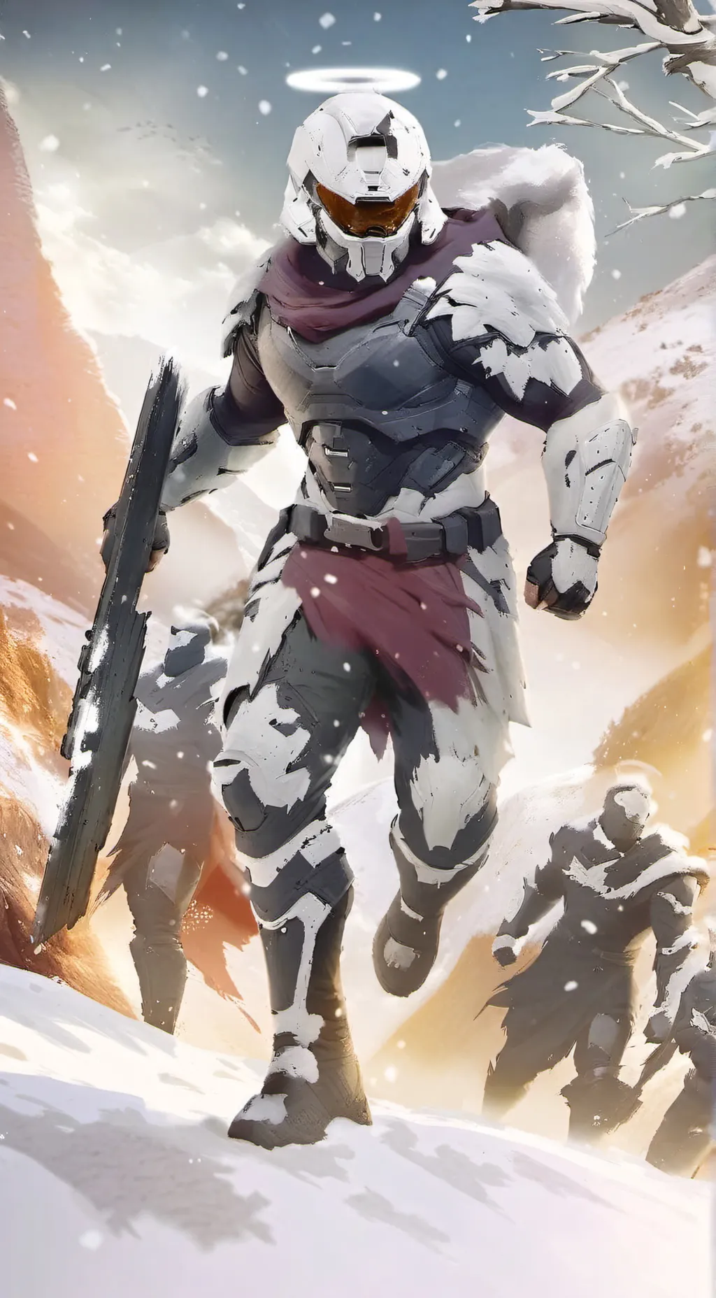 ai character: Snow Soldiers background