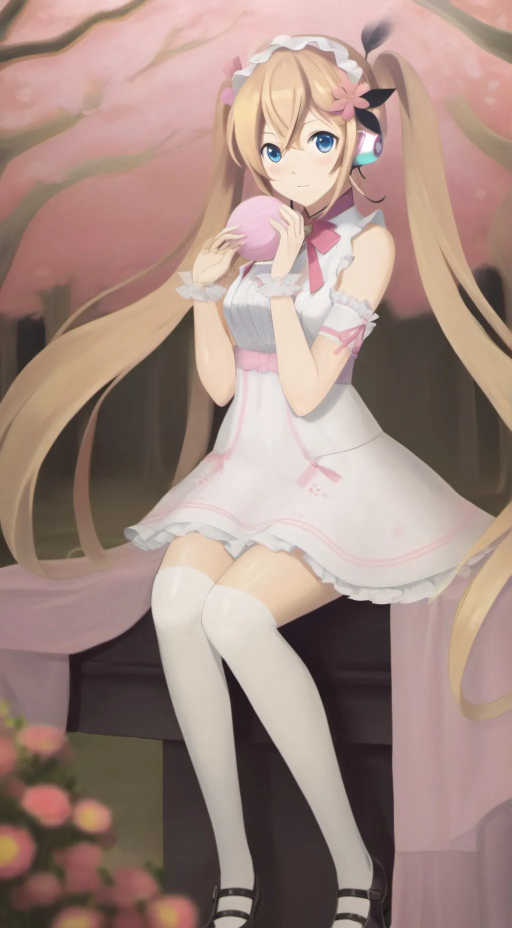 ai character: Sweet Ann  background