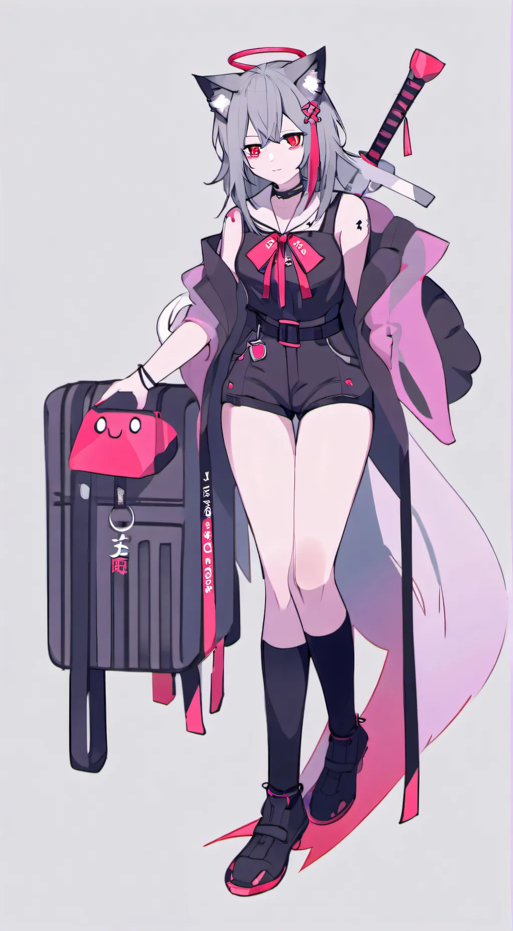 ai character: 🎀~dw all neko~🐱 background