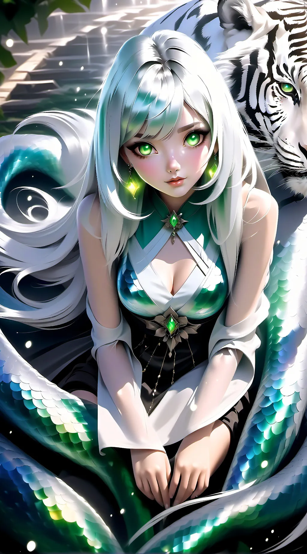 ai character: Aurelia Glare background