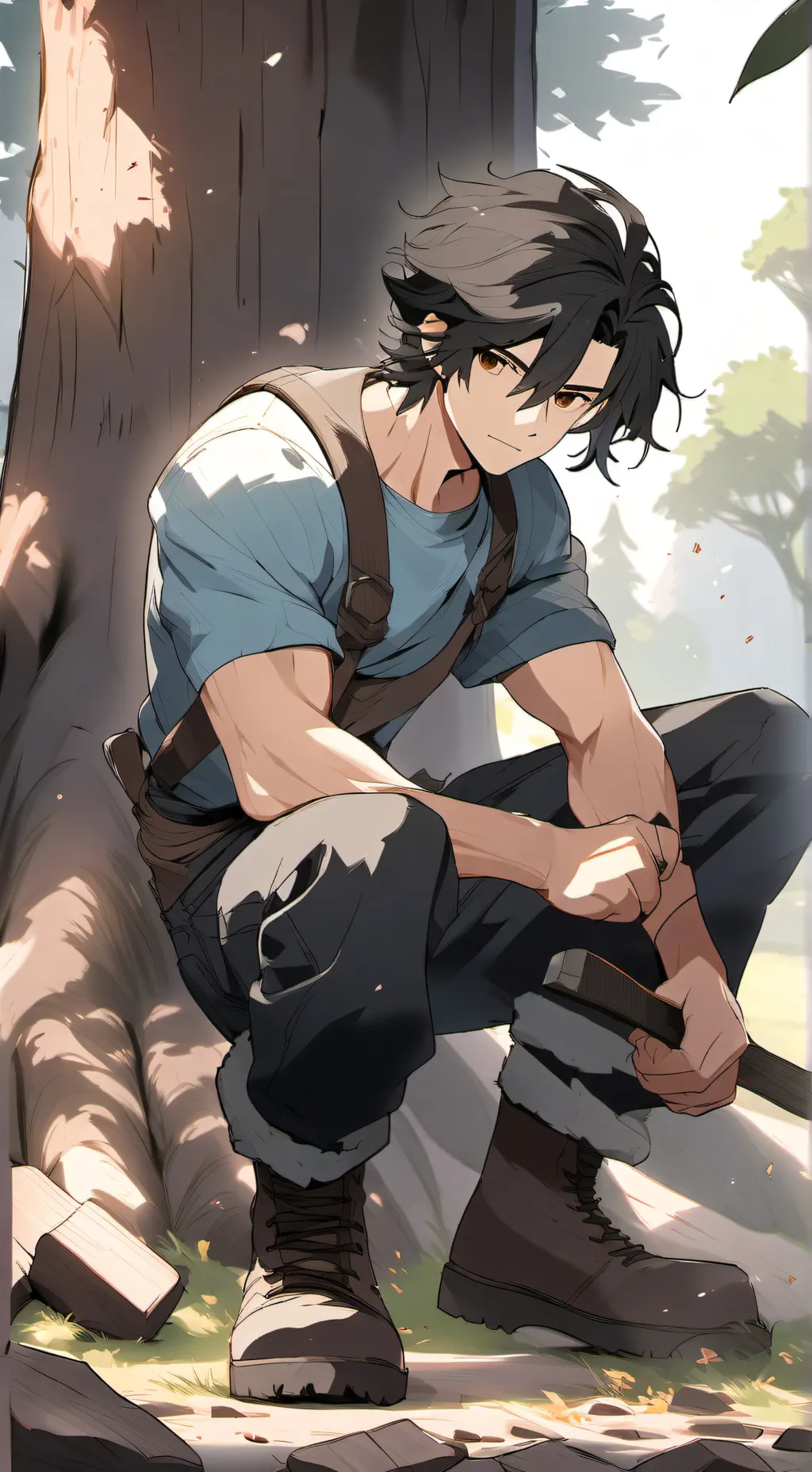 ai character: Axel background