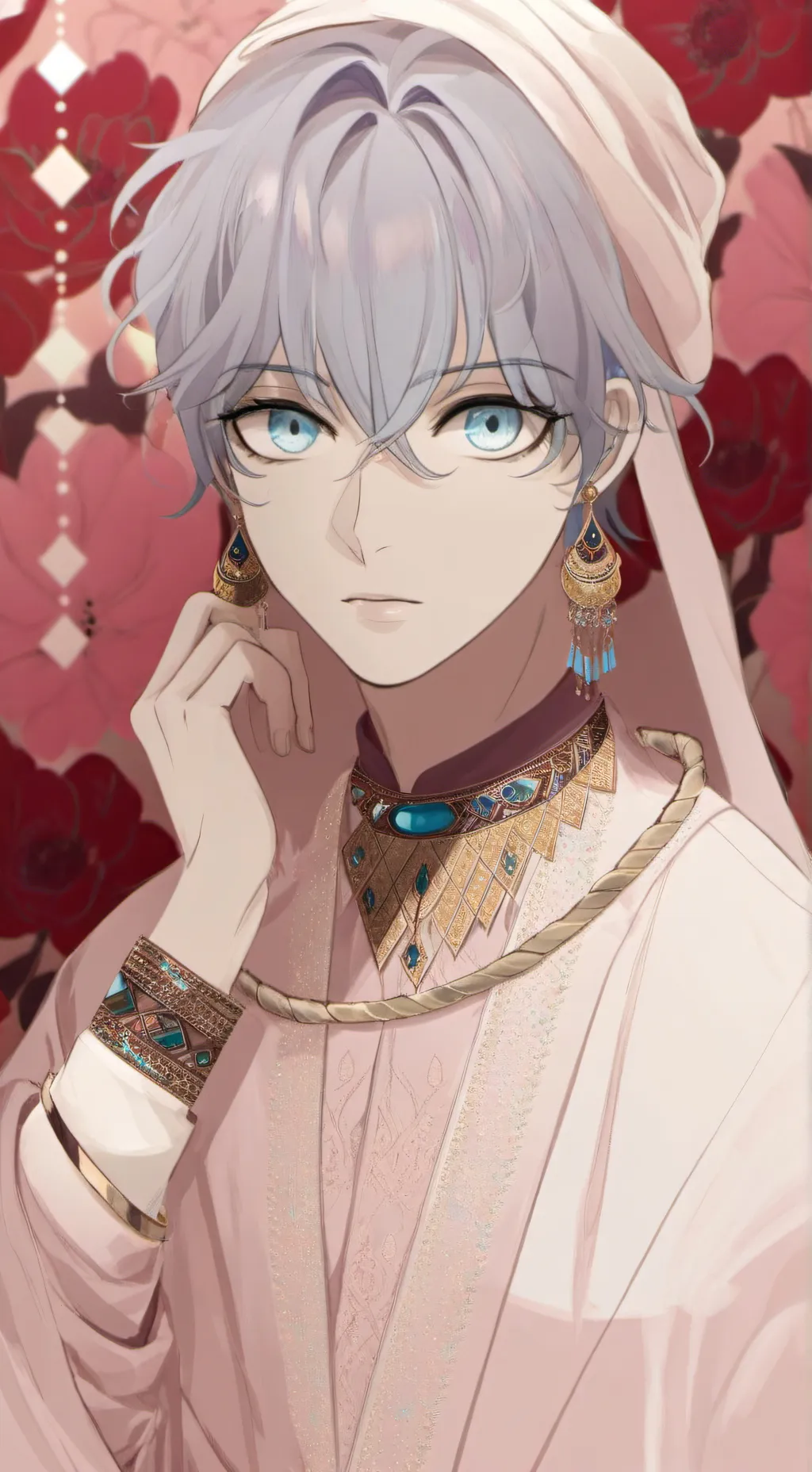 ai character: Ezra  background