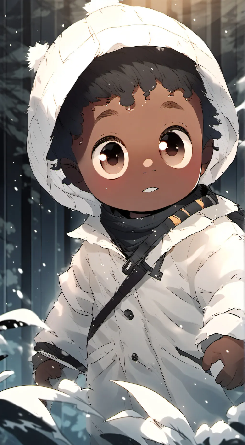 ai character: Abandoned baby background