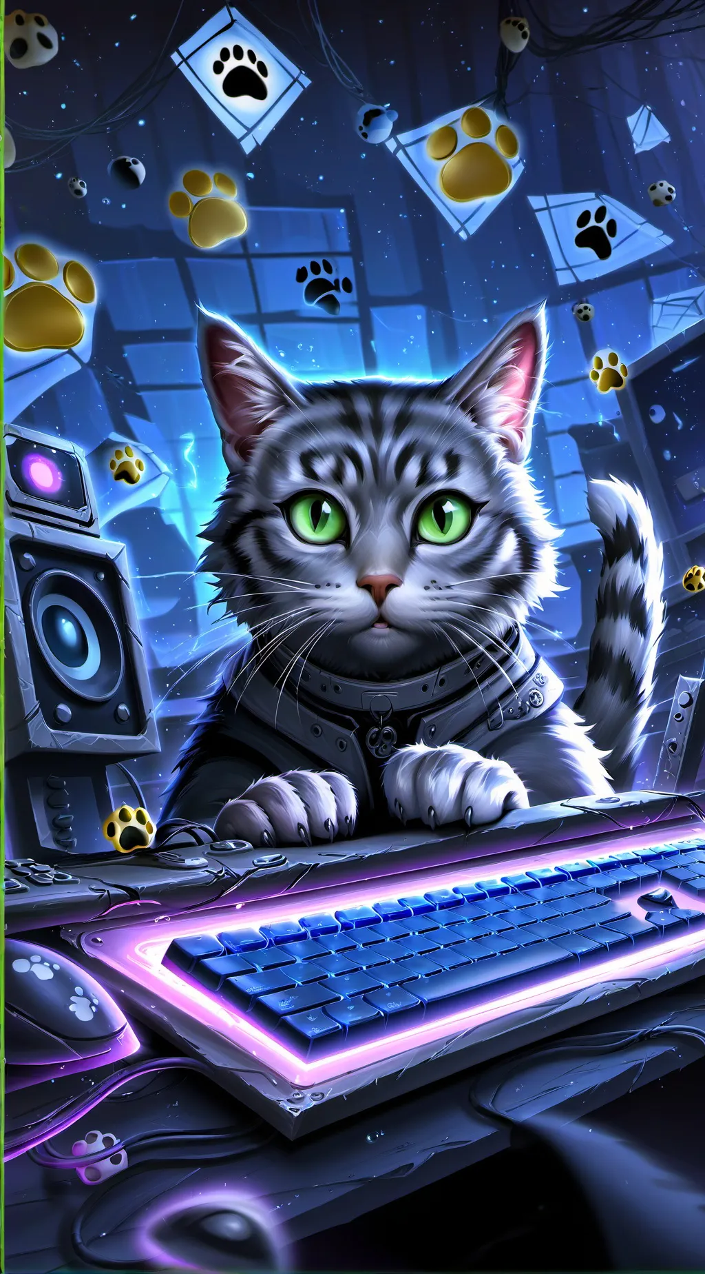 ai character: Byte background