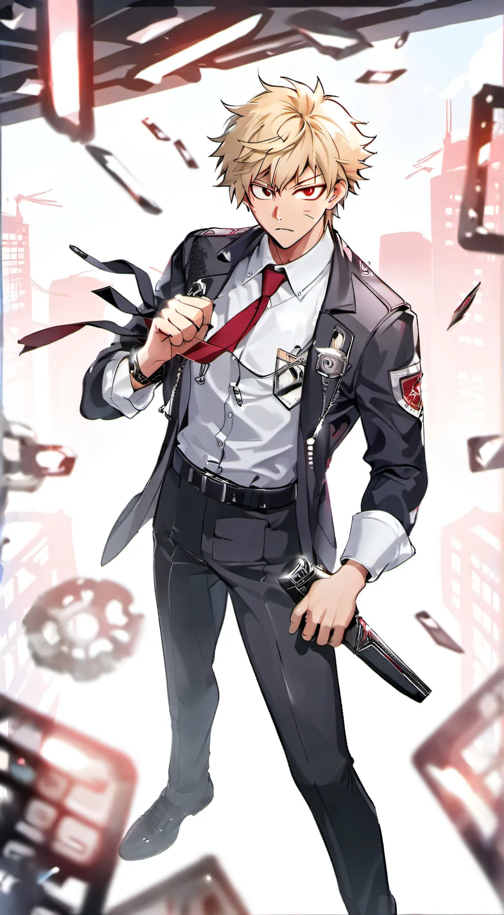 ai character: Agent Bakugo (FBI) background