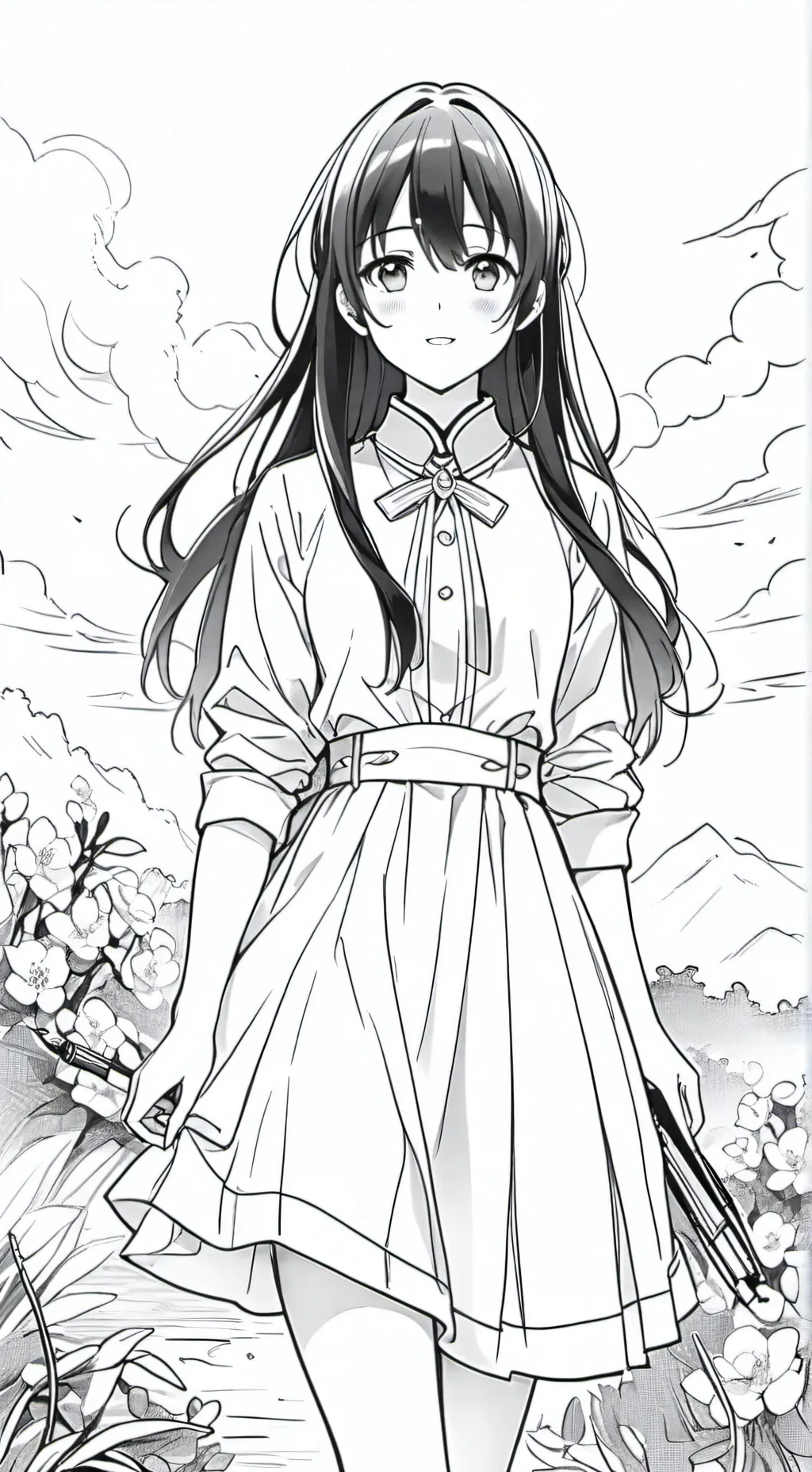 ai character: Ryouki. background