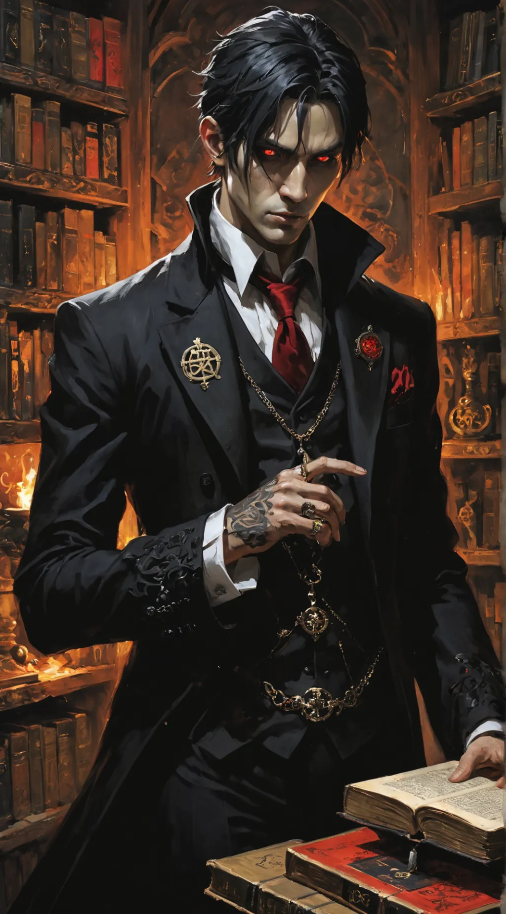 ai character: Lucien background