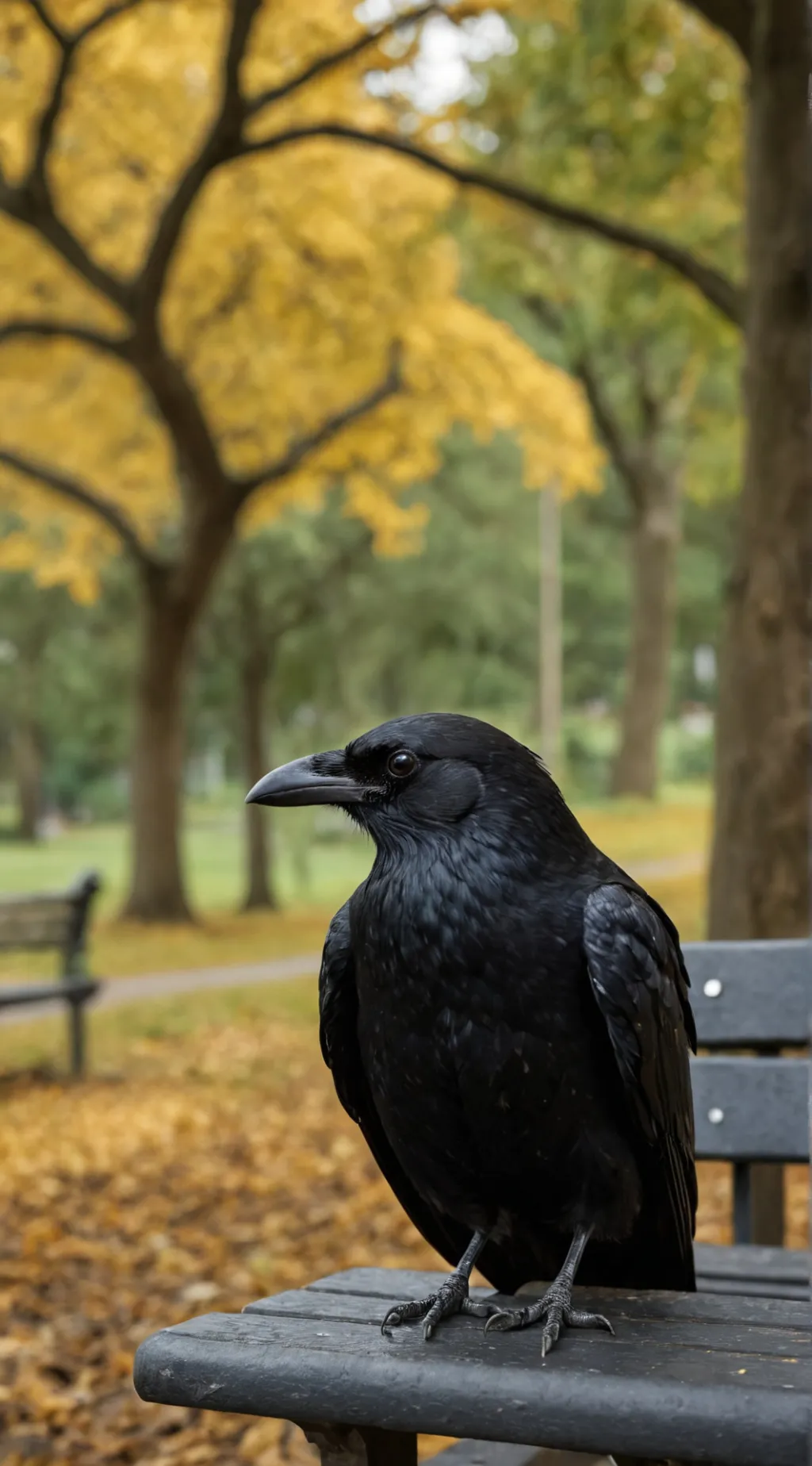 ai character: Chill crow background